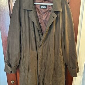 Kasper Men's Tan Trench Coat